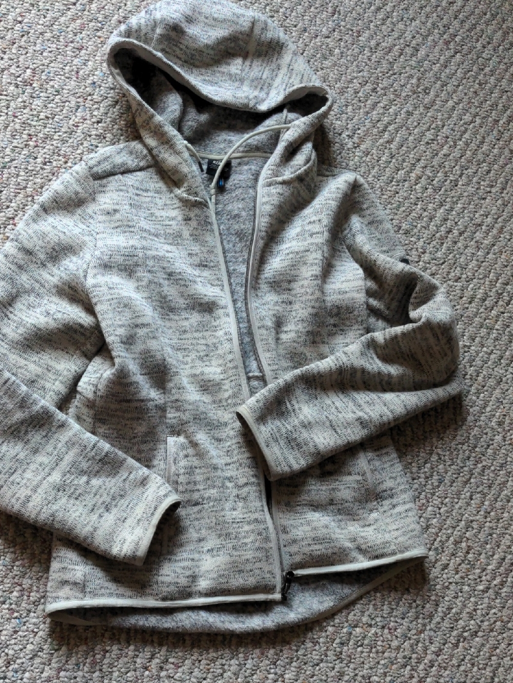 Kuhl Heathered Gray Fleece Hoodie